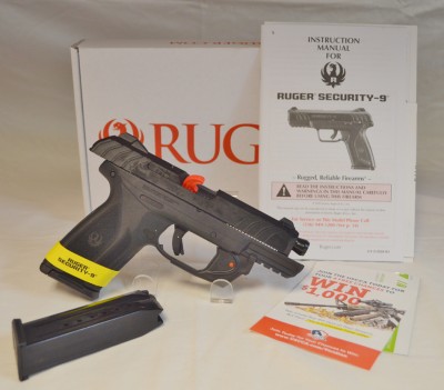 Ruger Security 9 w/ LASER Hi-Cap 15+1 9mm  